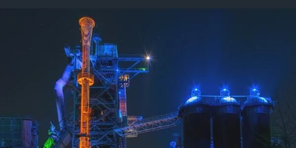 nachtsafari durch den Landschaftspark auf Klassenfahrt nach Duisburg